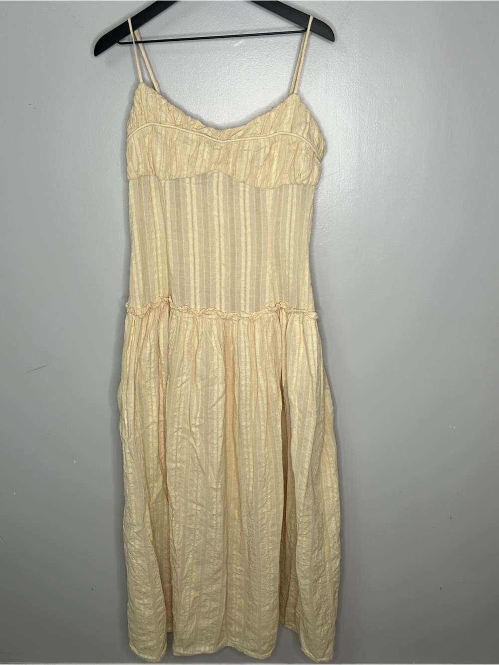 Peppermayo Jacinda Cream Drop Waist Maxi Dress Size 2X - Picture 2 of 13